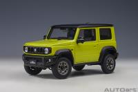 1:18 Suzuki Jimny Sierra (JB74) (Kinetic Yellow with Black roof) - AUTOART - 78506