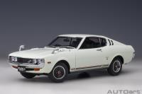 1:18 Toyota Celica Liftback 2000 GT (RA25) 1973 (white) (composite model/full openings) - AUTOART - 78766