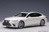 1:18 LEXUS LS500H 2018 SONIC WHITE - AUTOART - 78866