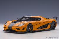 1:18 Koenigsegg Agera RS 2015 (cone orange/carbon/black accents) (composite model/full openings) - AUTOART - 79023