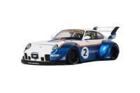 1:18 PORSCHE 911/993 RWB X LIBERTY WALK WHITE/BLUE 2023 - GT Spirit - GT530