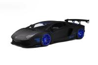1:12 LB-WORKS AVENTADOR MAT BLACK GT-SPIRIT GTS12502BK