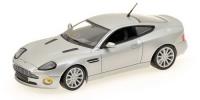 1:43 ASTON MARTIN VANQUISH S 2004 SILVER - MINICHAMPS 400137240