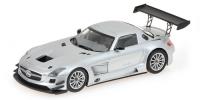 1:43 MERCEDES-BENZ SLS AMG GT3 - 'STREET' - SILVER - 2011 - MINICHAMPS 410113202