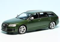 1:43 AUDI RS 6 AVANT - 2007 - GREEN METALLIC - MINICHAMPS - 940017210