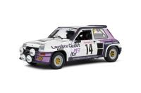 1:18 RENAULT 5 TURBO WHITE #14 AURIOL/NOUAILLE RALLYE LYON CHARBONNI?RE 1983 - SOLIDO - S1801313