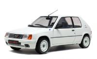 1:18 Peugeot 205 Mk.1 1.9L Rallye White 1988 - SOLIDO - S1801701