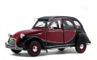 1:18 Citroën 2 CV 6 Charleston 1982 BLACK/BORDEUX - SOLIDO - S1805013