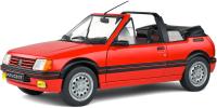 1:18 Peugeot 205 CTI Rouge Vallelunga 1986 CABRIO - SOLIDO - S1806201