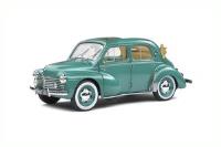 1:18 Renault 4CV CONVERTIBLE Vert Ardennes Metal 1951 - SOLIDO - S1806601
