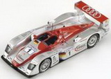 1:87 AUDI R8 NO1 WINNER LE MANS 2002 BIELA / KRISTENSEN / PIRRO - SPARK - 87LM02