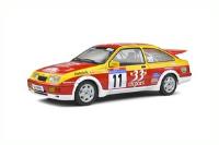 1:18 Ford Sierra Cosworth RS Tour de Corse 1987 Red/Yellow No 11 AURIOL/OCELLI - SOLIDO - S1806103